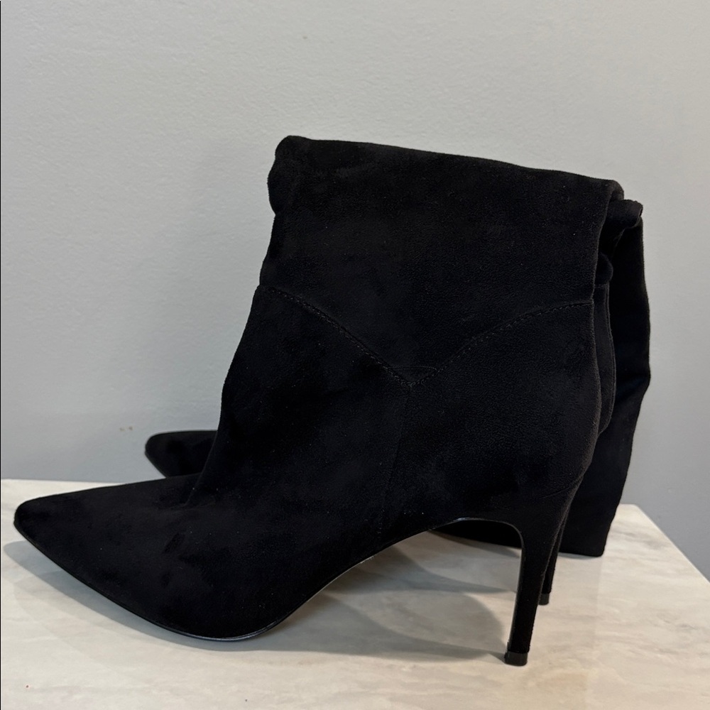 Steve Madden Black Knee-High Stiletto wide calf Boots Size 10 New - Picture 5 of 7